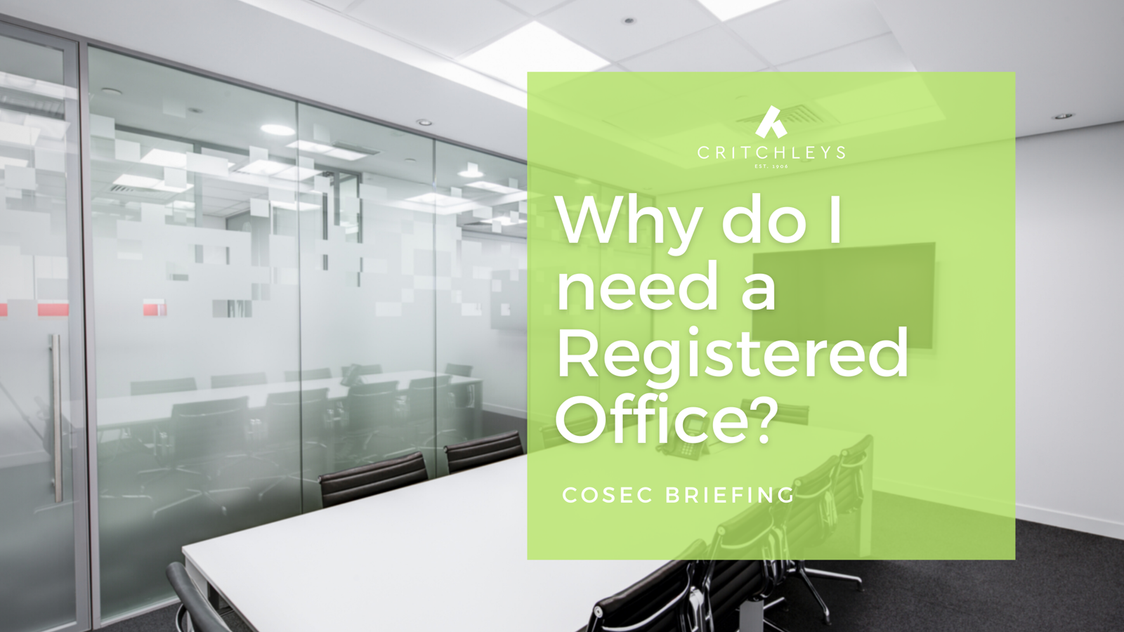 Why do I need a Registered Office?
