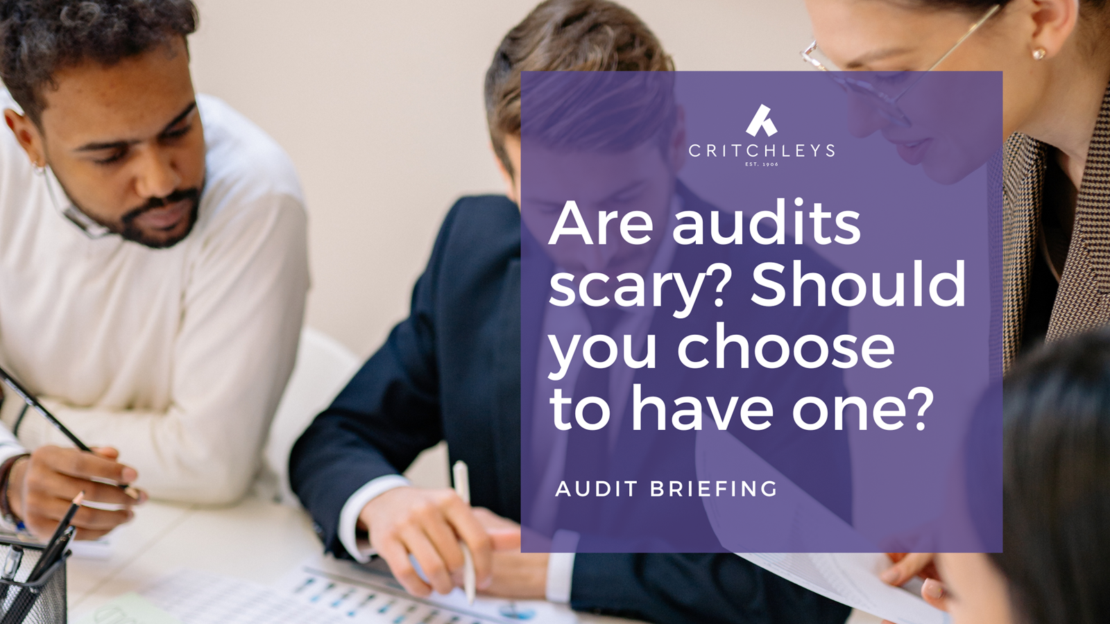 Are audits scary? Should you choose to have one?