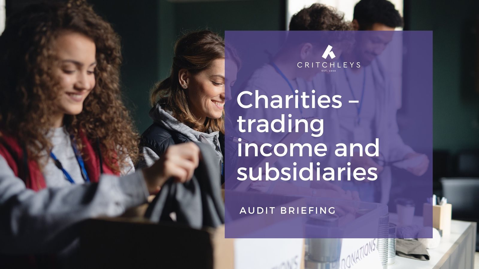 Charities – trading income and subsidiaries